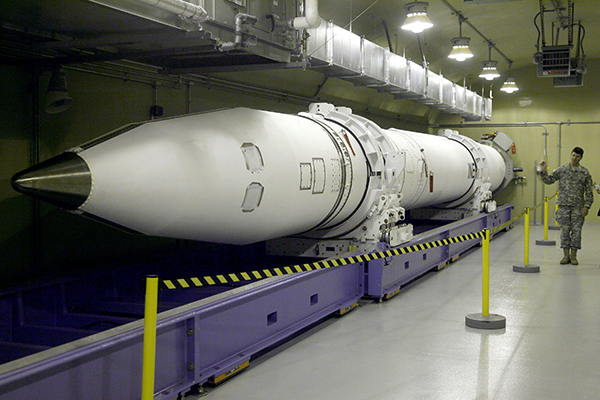 GBI拦截弹，用于拦截洲际导弹。