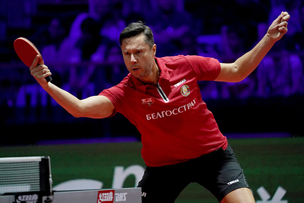 当地时间2019年4月24日，匈牙利布达佩斯，2019世乒赛男单第3轮，马龙4-1萨姆索诺夫。&nbsp; 本文图片 东方IC