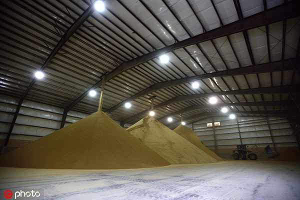 　　美国北达科他州詹姆斯敦的一家乙醇厂 @IC Photo