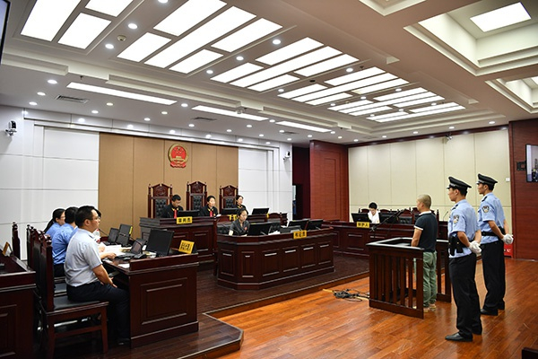 8月开庭现场&nbsp; 南昌市中级人民法院供图