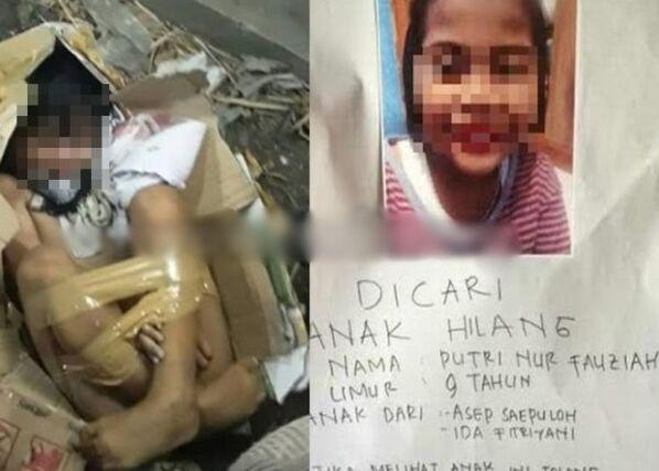 奸杀 印尼9岁女童遭奸杀尸体被藏纸箱手脚被绑_手机新浪网