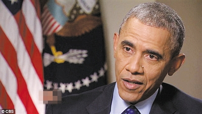 奥巴马做客《60分钟》，对热门总统候选人进行“点评”。中国日报网截图