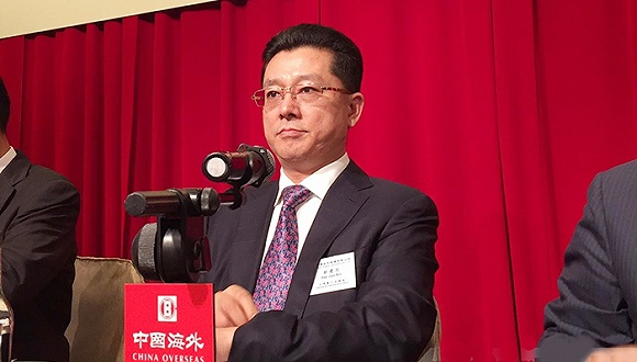 中海地产董事长郝建民。图片来源：网络