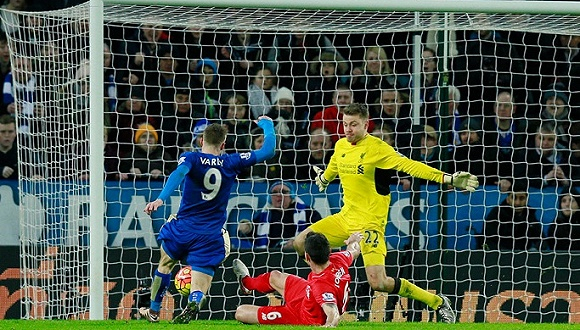 北京时间2月3日，莱斯特城在与利物浦的比赛中以2：0取胜。（图片来源：英超官网）