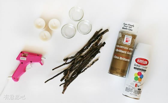 路边的树枝别浪费:利用树枝DIY森系装饰