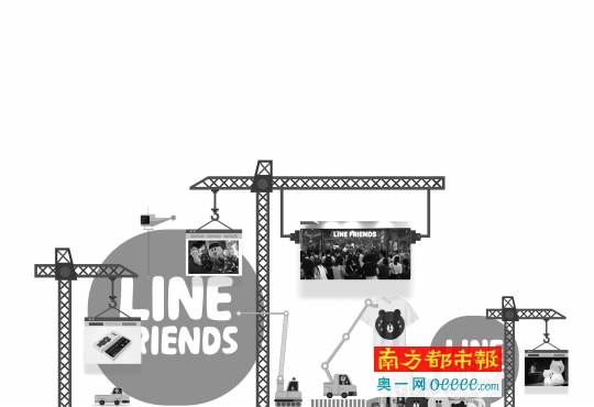 LINE FRIENDS广州正佳店门前大排长龙。