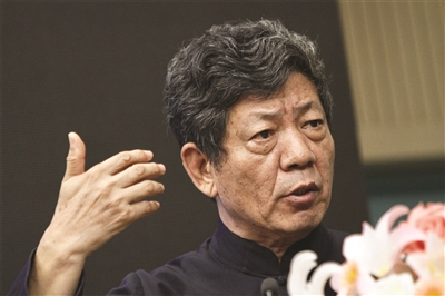  彭林教授演讲。 新华报业集团视觉中心记者 刘莉 摄