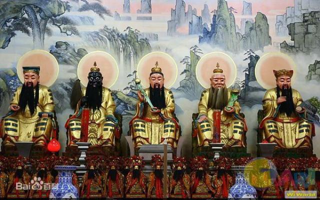 道教神仙里的五人小队：五炁真君、五岳帝君、五斗星君和五老君