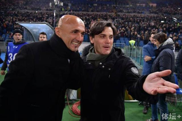 斯帕莱蒂与蒙特拉赛前寒暄