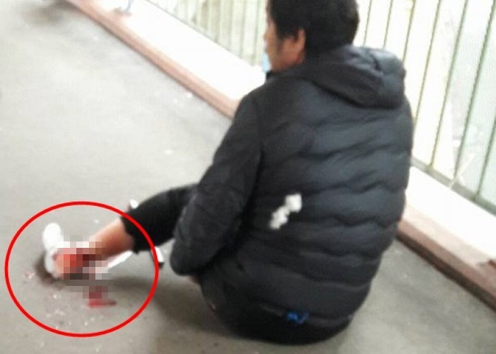 图为事发现场
