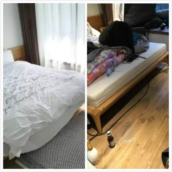 汪莫言上传的对比图。