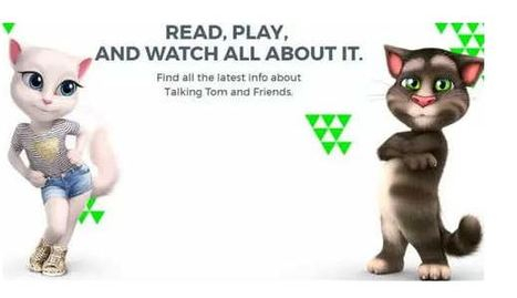 ▲汤姆猫（ 图片来源：outfit7官网）