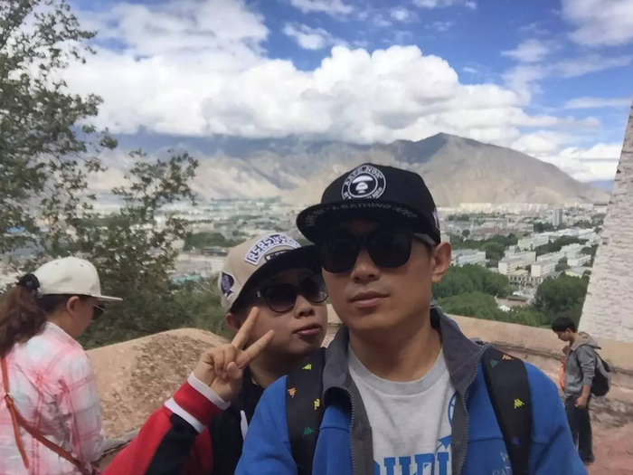 张雪和叶坤。受访者供图