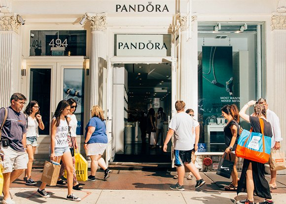 潘多拉美国门店