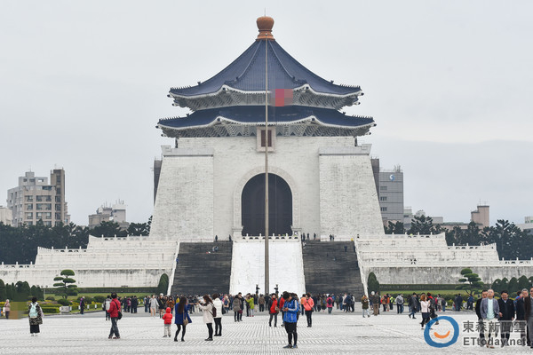  台湾中正纪念堂。（图片来源：台湾“东森新闻云”）