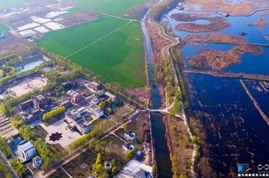 新华社航拍的雄安新区