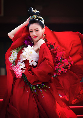 资料图：《太子妃升职记》剧照。乔诗语曾为该剧中张天爱所扮演的张芃芃配音。