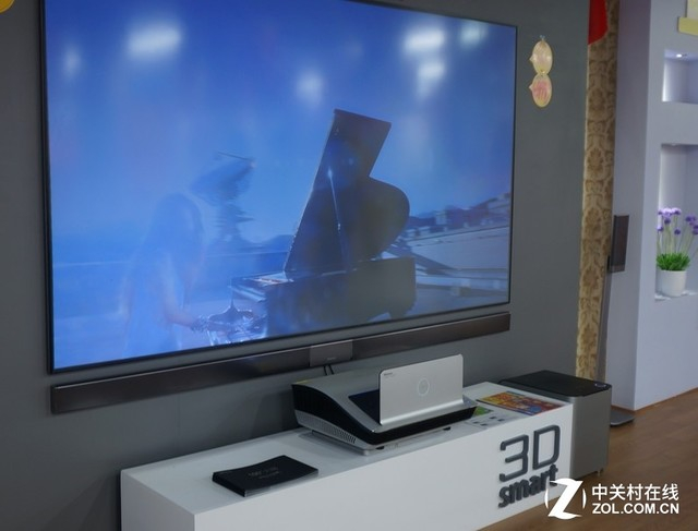 激光电视具有超大尺寸的优势
