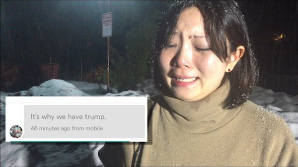 被拒绝的住客和短信截图