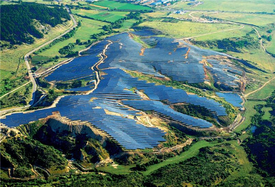 天华阳光新能源项目现场