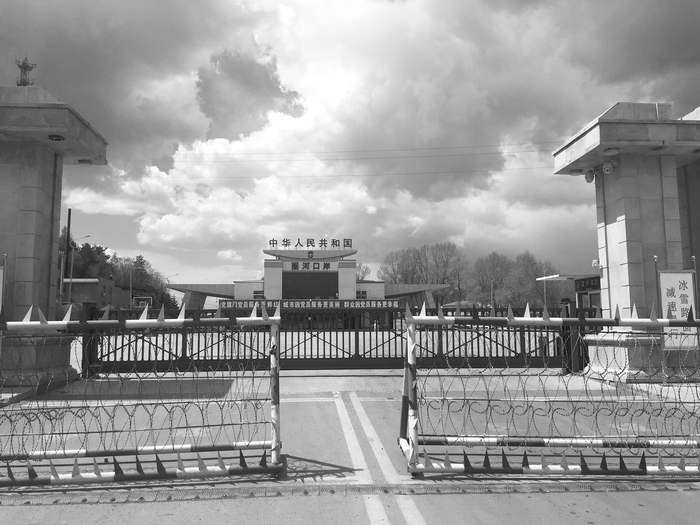 圈河口岸25 日暂时关闭。刘欣摄