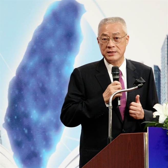 吴敦义在国民党选举民调中居首（图片来源：“中时电子报”）