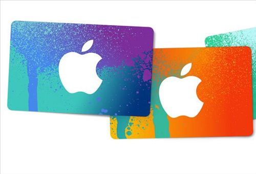 资料图：苹果App Store充值卡。图片来源：苹果官网截图