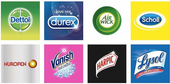 利洁时旗下部分知名品牌