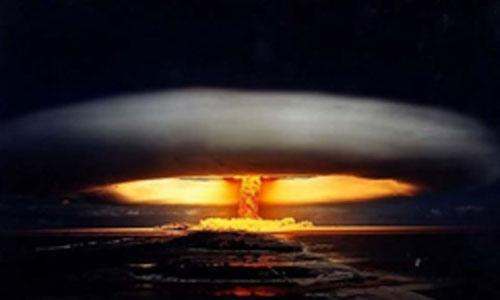 氢弹爆炸瞬间