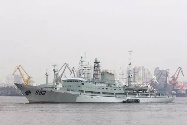 中国派出的852号“海王星”侦察舰