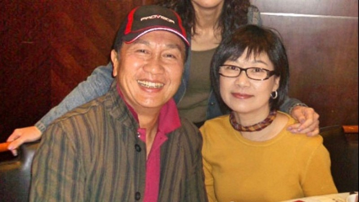  欧阳佩珊（右）和郭锋