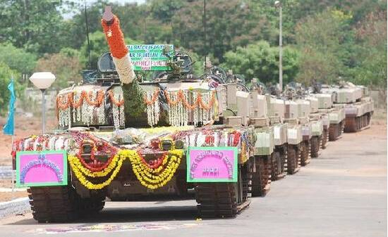  资料图：印度的坦克装甲部队