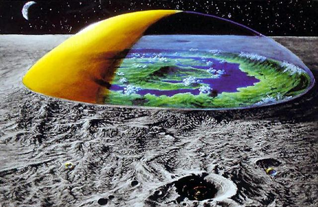 科学家模拟的月球生态