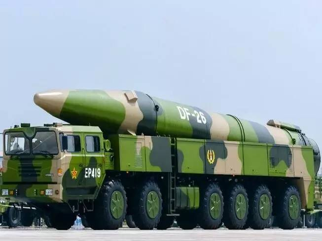  ▲东风-26反舰弹道导弹