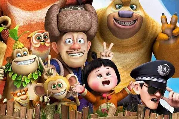 ▲被人格化的“熊大熊二”。