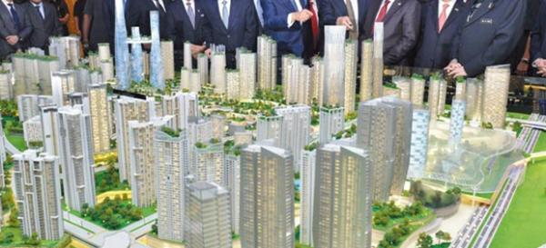 图为“大马城”模型。新华社 图