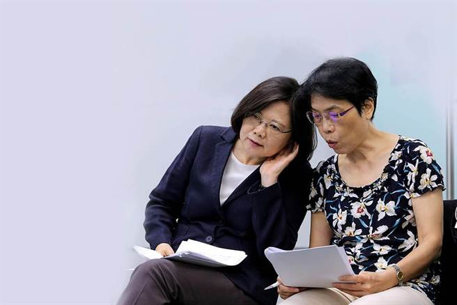  岛内盛传蔡英文闺蜜何美玥将接手“副阁揆”（图片来源：台湾《时报周刊》）