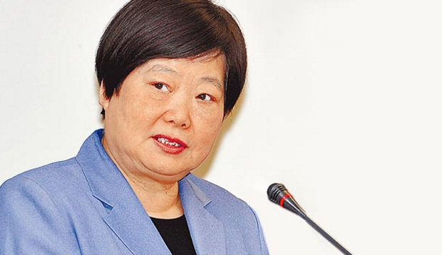  蔡英文表姐上任后，惹起不小争议。（图片来源：台湾《中时电子报》）