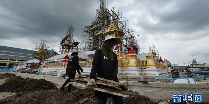 探访建设中的泰国已故国王普密蓬遗体火化台(组图)