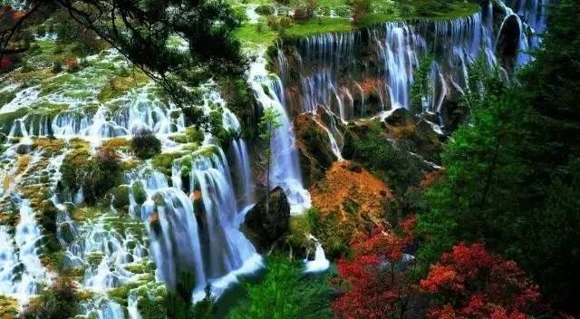 ▲美丽的诺日朗瀑布 来源：中国国家地理网站