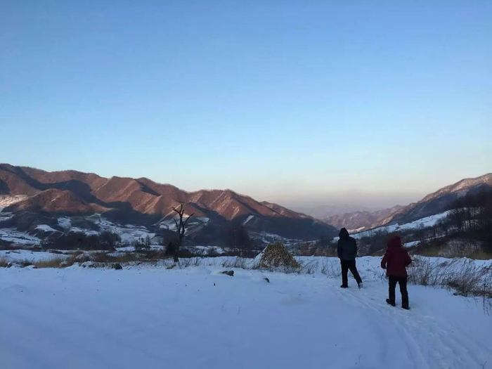 ▲记者在村里走访。新京报记者&nbsp;李明 摄