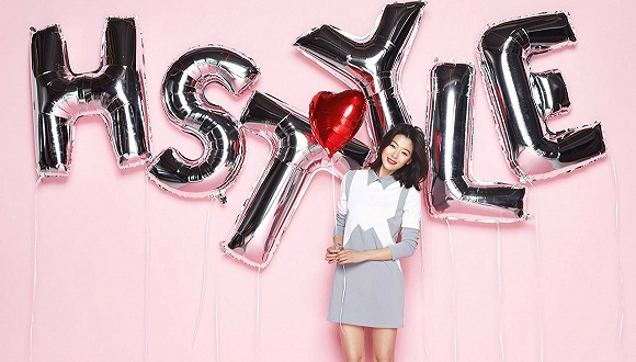 韩都衣舍品牌代言人全智贤。图片来源：网络