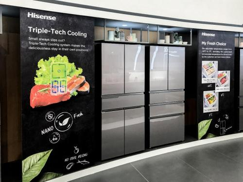 海信高端冰箱产品—主打制冷与健康
