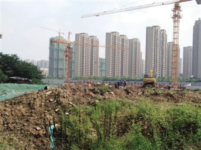 图为南京仙林2016G58地块现状。冀鹏茜 摄