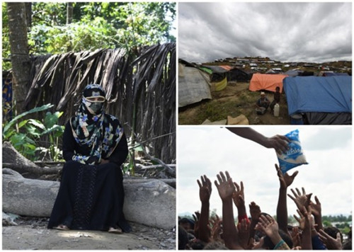 左图为受害人沙米拉。（图源：法新社）