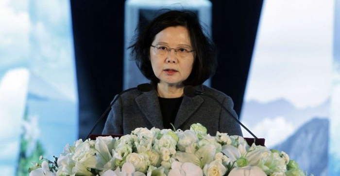 ▲蔡英文（法国SIPA图片新闻社）