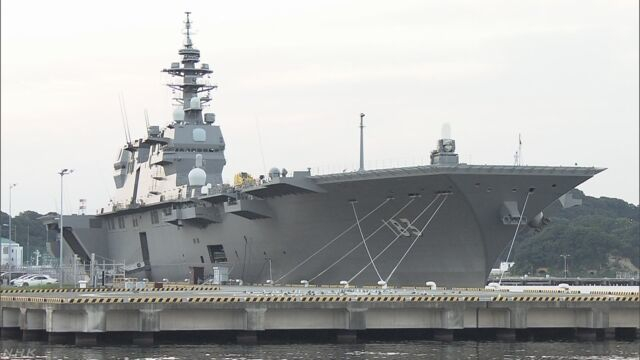 停泊的“出云”号