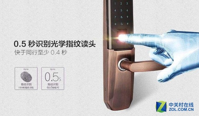 采用光学指纹识别的指纹锁