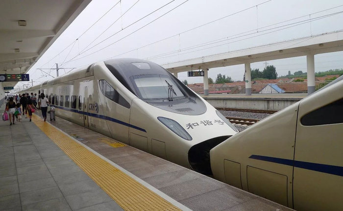 △动车组列车（资料图）