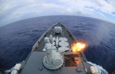 副炮对海射击&nbsp;